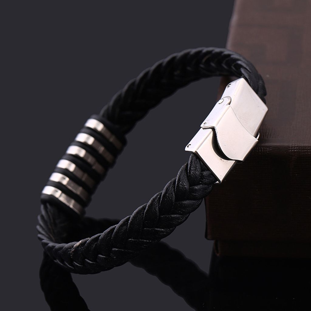 GEFLOCHTEN KUNSTLEDER LEDER Armband In Vielen Farben - Foto 3