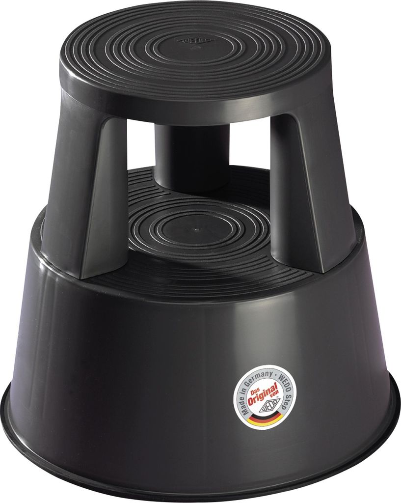 Wedo Step plastová stolička na kolieskach, sivá (Schodisko Obrázok produktu 