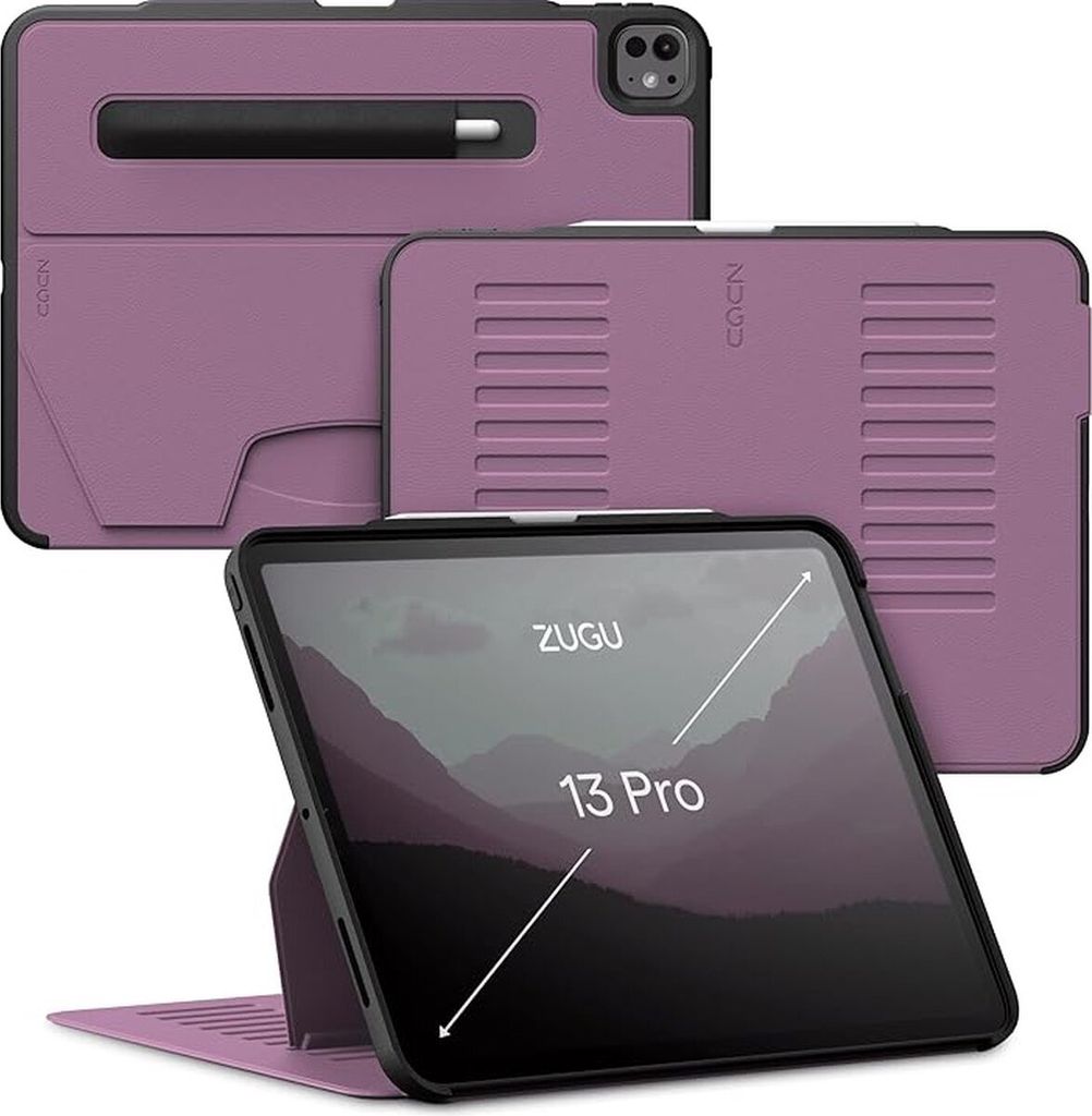Zugu Case Hülle iPad Pro 13" (M4-M5) – Verstellbarer magnetischer Ständer – Sichere magnetische Halterung – Kompatibilität mit drahtlosem ...