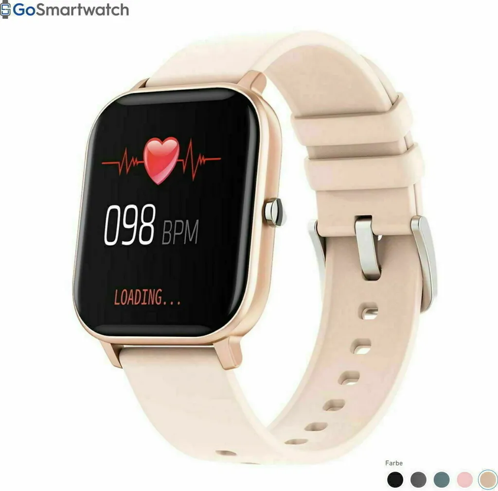 Montre connectée GOSMARTWATCH PRO compatible Android et iPhone bleue - 4