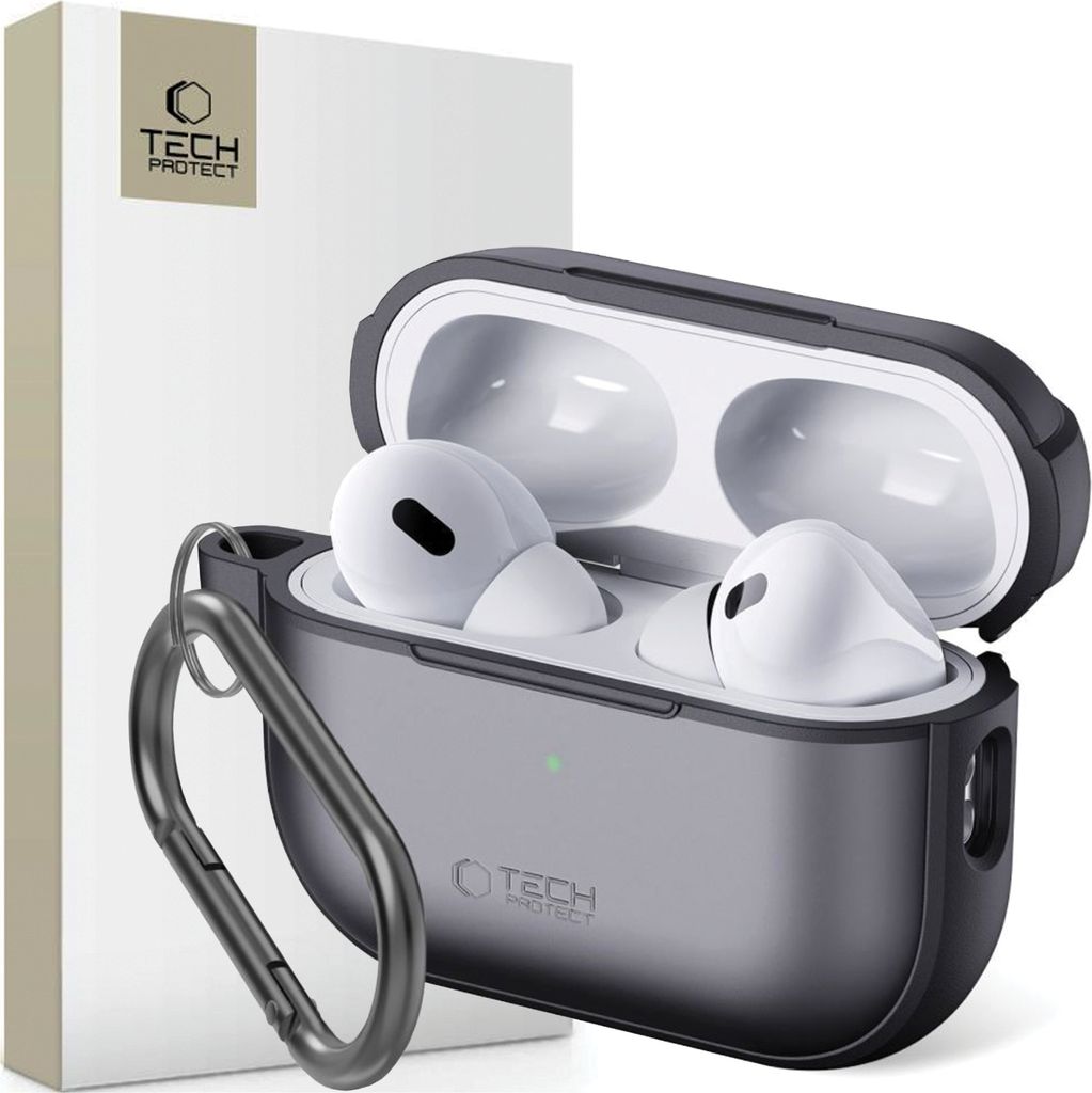 Tech-Protect Magmat Apple Airpods Pro 1 / 2 Mattschwarz