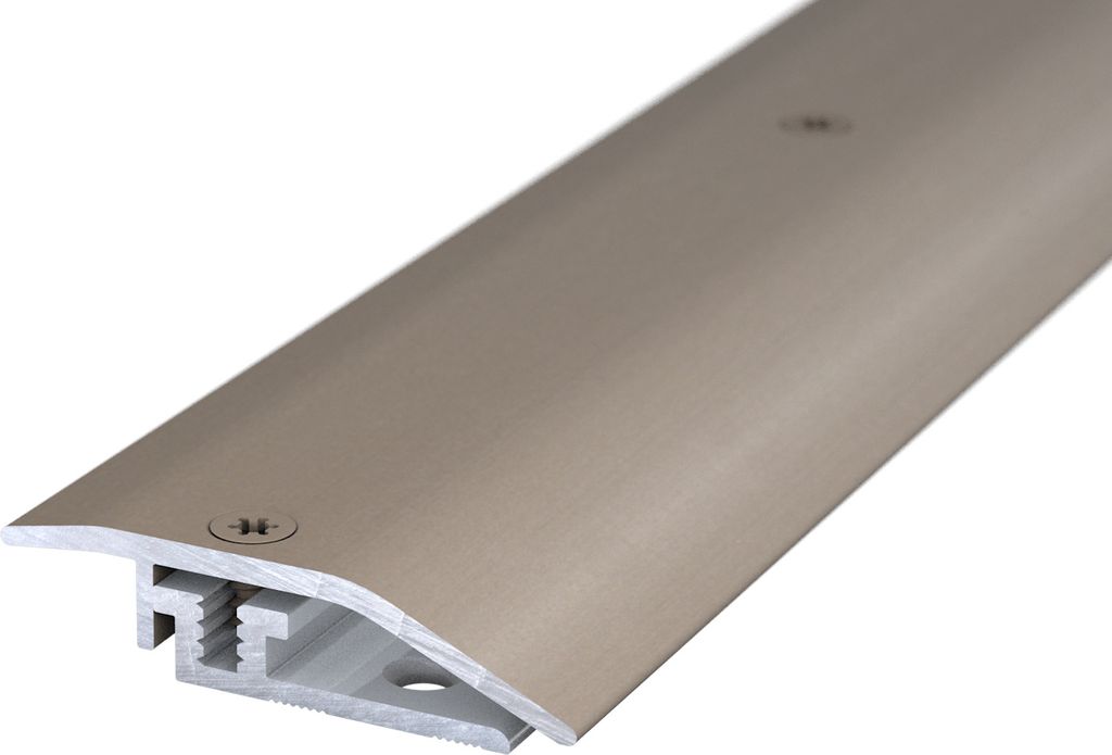 (23,78EUR/m) | Prinz LPS Design Anpassungsprofil | 34 x 1000 mm | Edelstahl matt eloxiert | Für Belagstärken von 3,5-8,5 mm und Höhenunterschied...