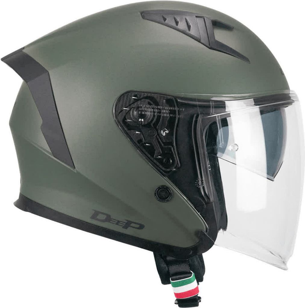 Jet Helm CGM 127A DEEP Mono Grun Matt größe M Produktbild 