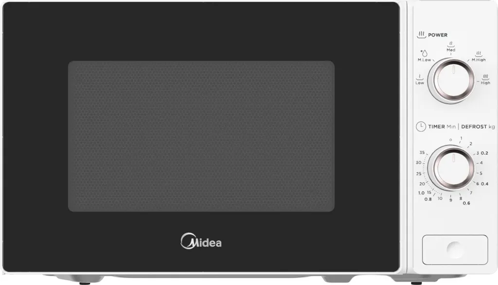 Micro-ondes Midea Compact Blanc 20L : Solution Gain de Place 700W