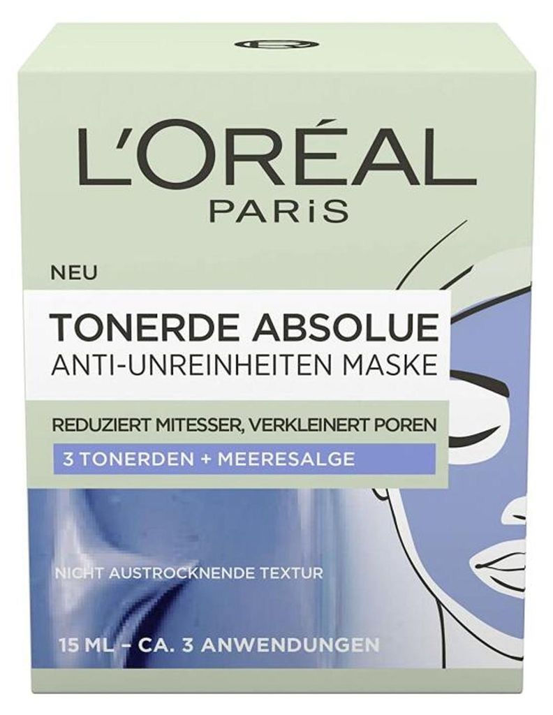 L'Oréal, Gesichtsmaske gegen Hautunreinheiten, 15 ml Produktbild 