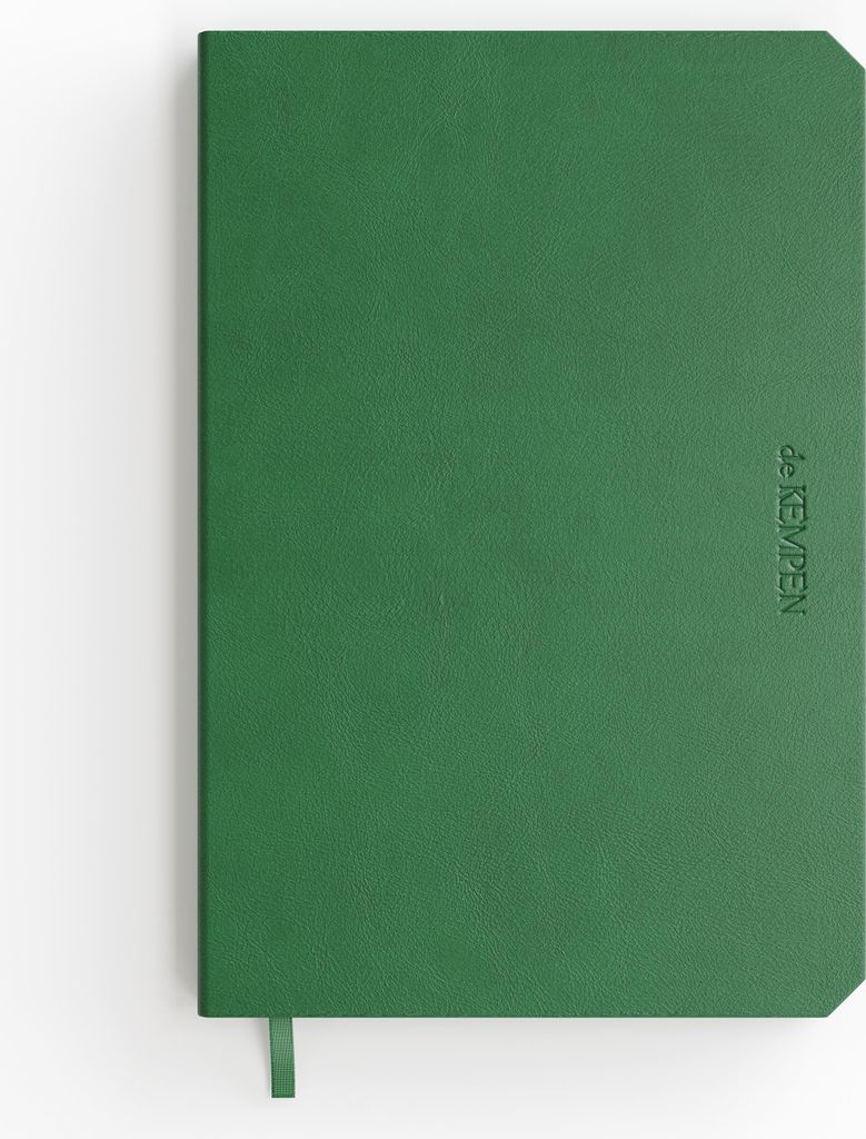 De KEMPEN - Notizbuch Origin 110x160mm Linie 160 Seiten 90gr grün