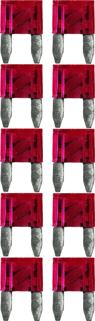 baytronic 10x Kfz-Flachstecksicherung Mini rosa 4A Produktbild 