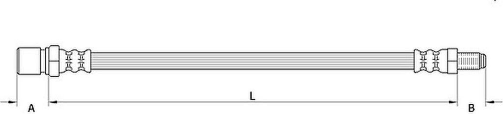 METZGER 4110575 Bremsschlauch Hinten passend für MERCEDES-BENZ G-Klasse SUV (W463) G-Klasse SUV (W460) G-Klasse SUV (W461) G-Klasse Cabrio (W460)