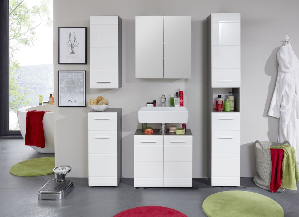 trendteam Bad 5-teilige Kombination Line/Skin Sardegna Produktbild 7