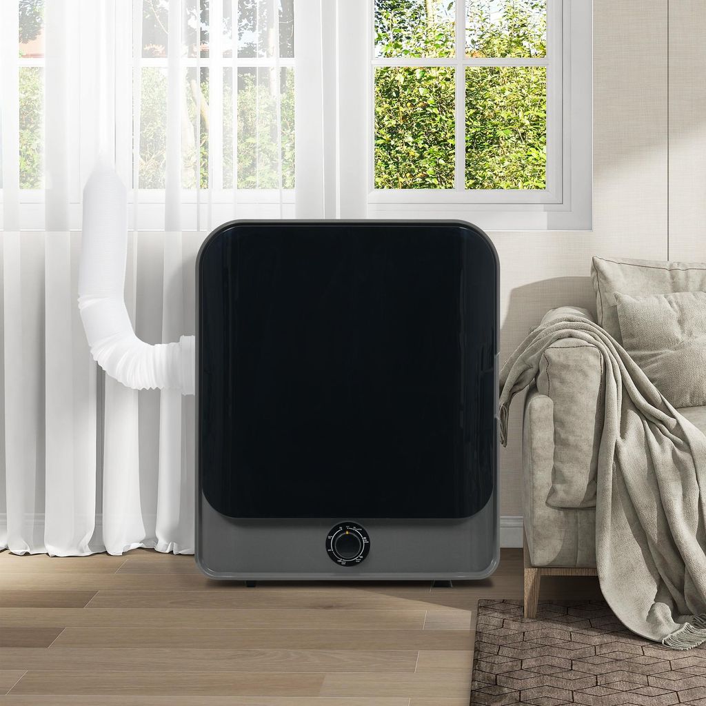 Merax Wäschetrockner 3–4,5kg, Edelstahltrommel, 830W, 5 Produktbild 