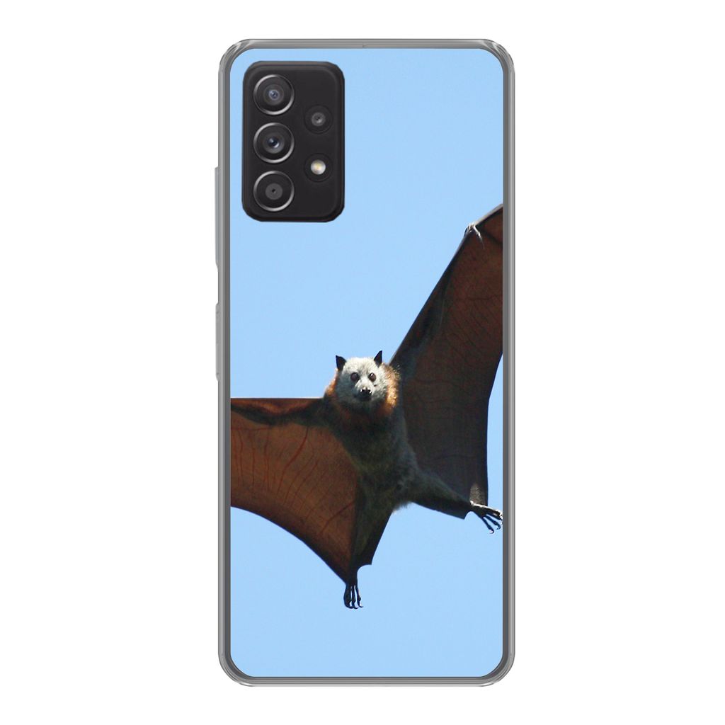 MuchoWow Handyhülle Schutzhülle Hülle für Samsung Galaxy A53 5G Fledermaus - Luft - Flügel Silikon Softcase Handy Hülle - Schutzabdeckung