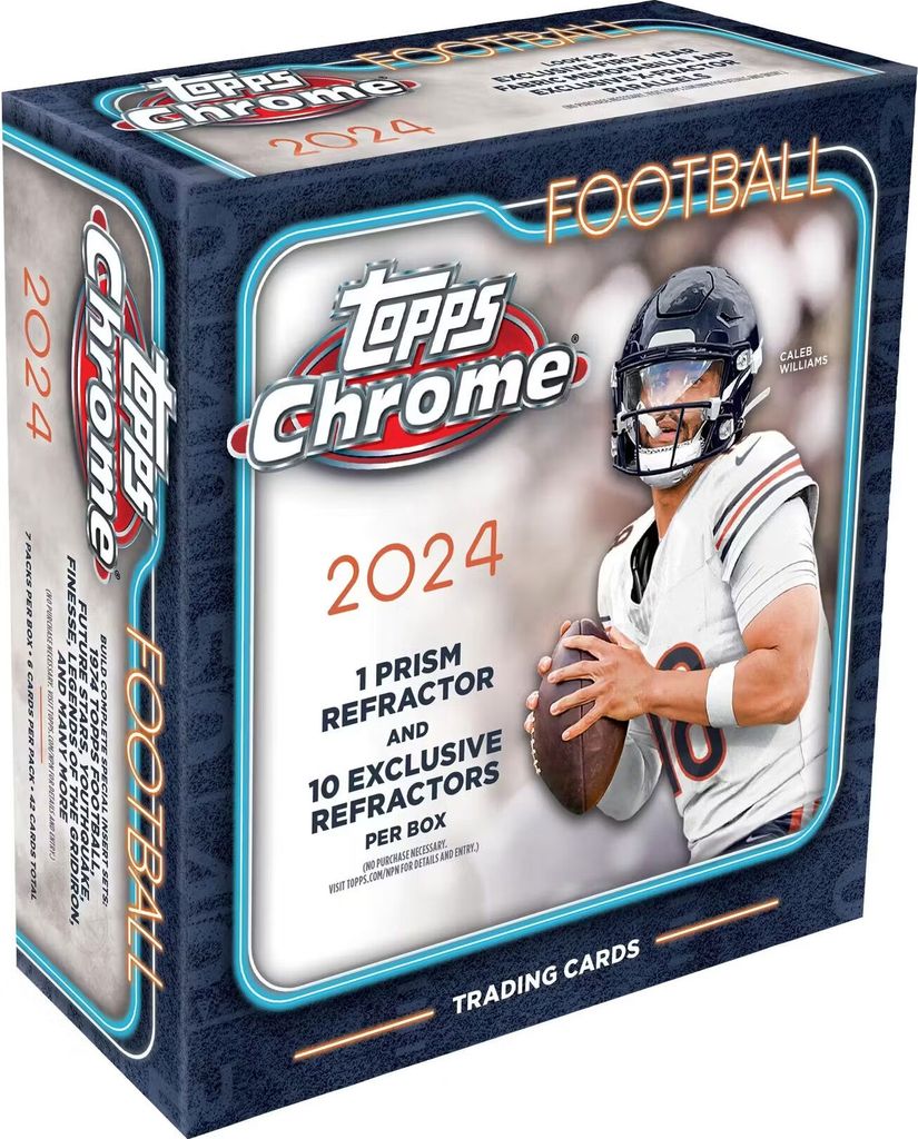2024 Topps Chrome Football (Mega Box) Produktbild 