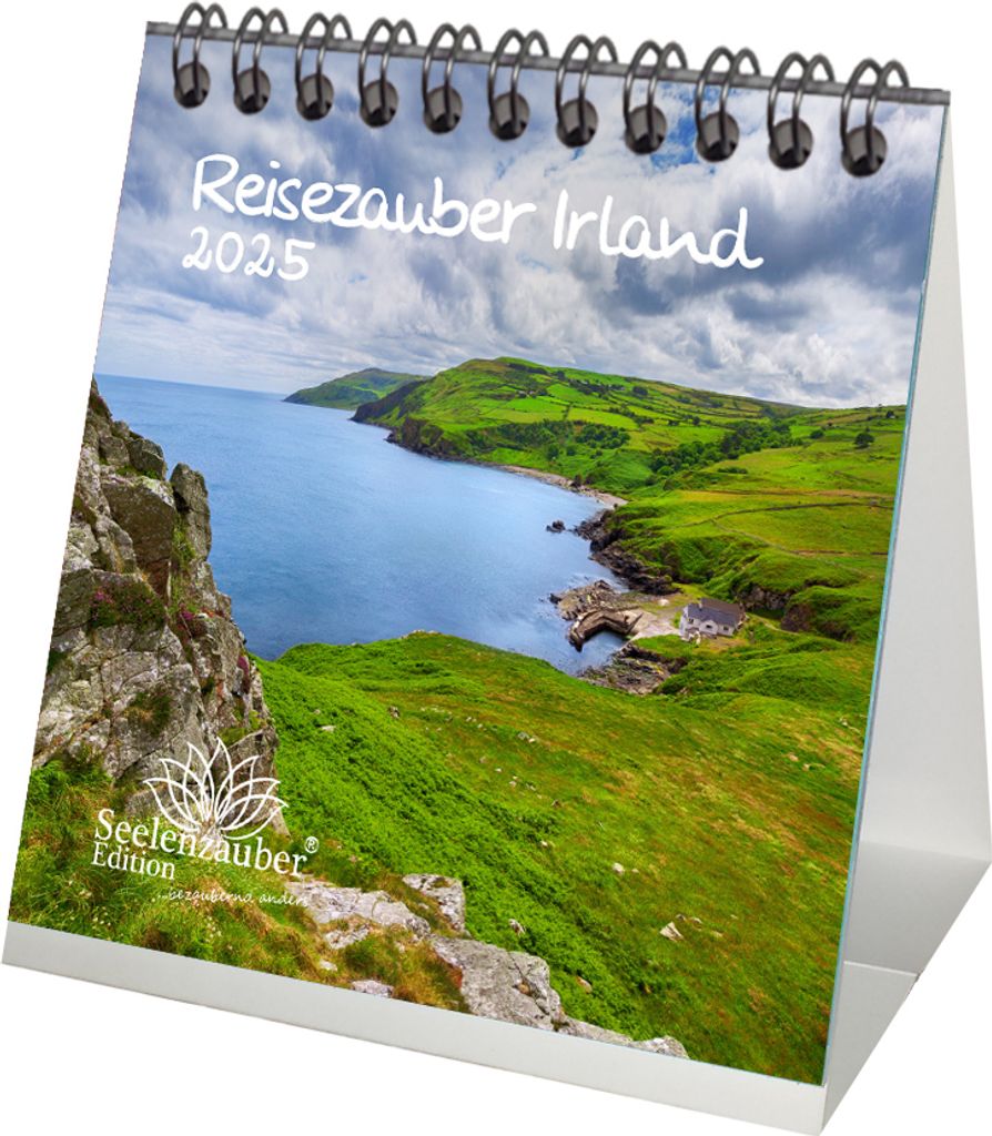 Reisezauber Irland Kalender für 2025 Format 10cm x 10cm Dublin Stadt Reise Land Urlaub - Seelenzauber