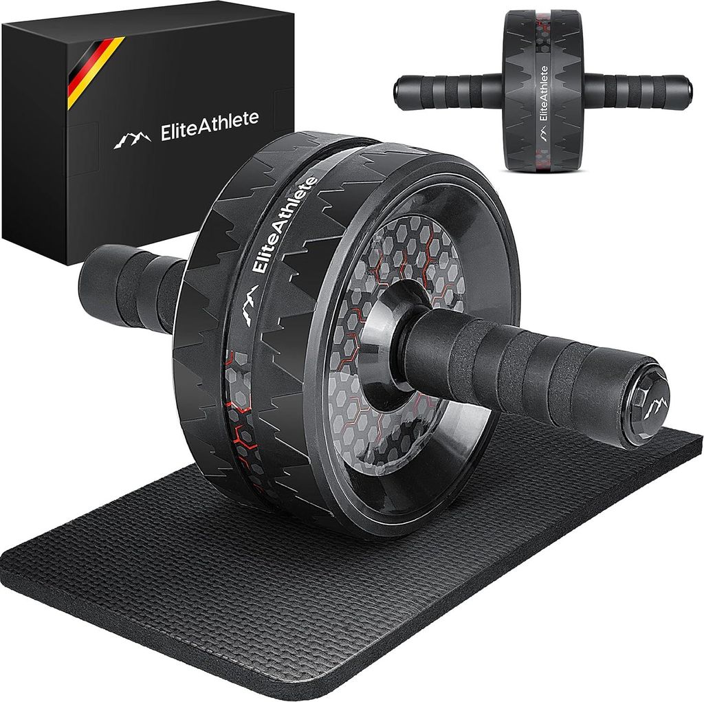 Ab Roller - Bauchmuskeltrainer - Ab Wheel - Bauchtrainer - Bauchmuskeln - Bauchmuskelgerät - Ab Roller für Bauchmuskeln - Must Have für den Sommer!