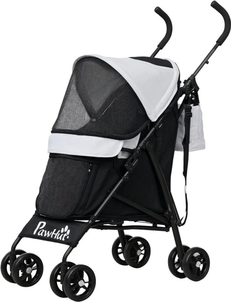 Chariot pour animaux Fortuna Lai, Gris Clair, 76x44x103 cm avec Filet