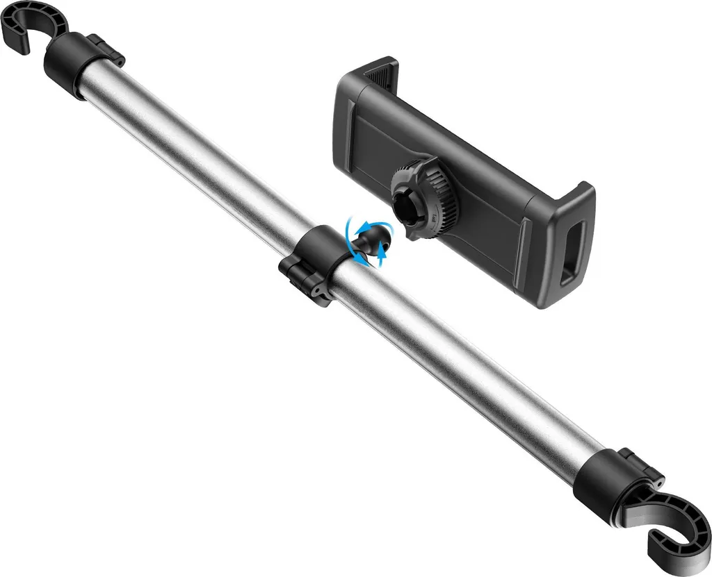 Support Tablette Voiture S-GRIP T2-MOP Swissten avec Rotation à 360 Degrés
