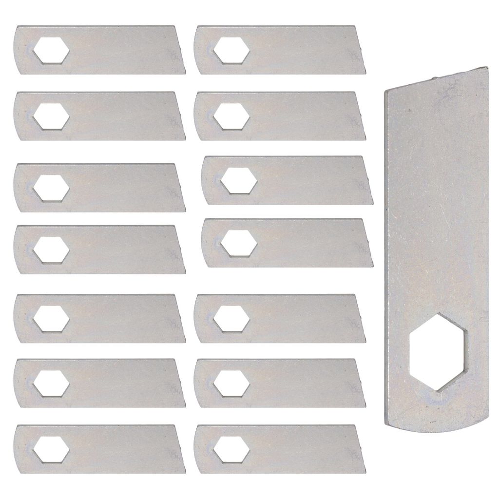 Messersatz 15x 9,5cm für VERTILUX V 32 EL MTD V34 742-0825A 00.1857.38 110000369
