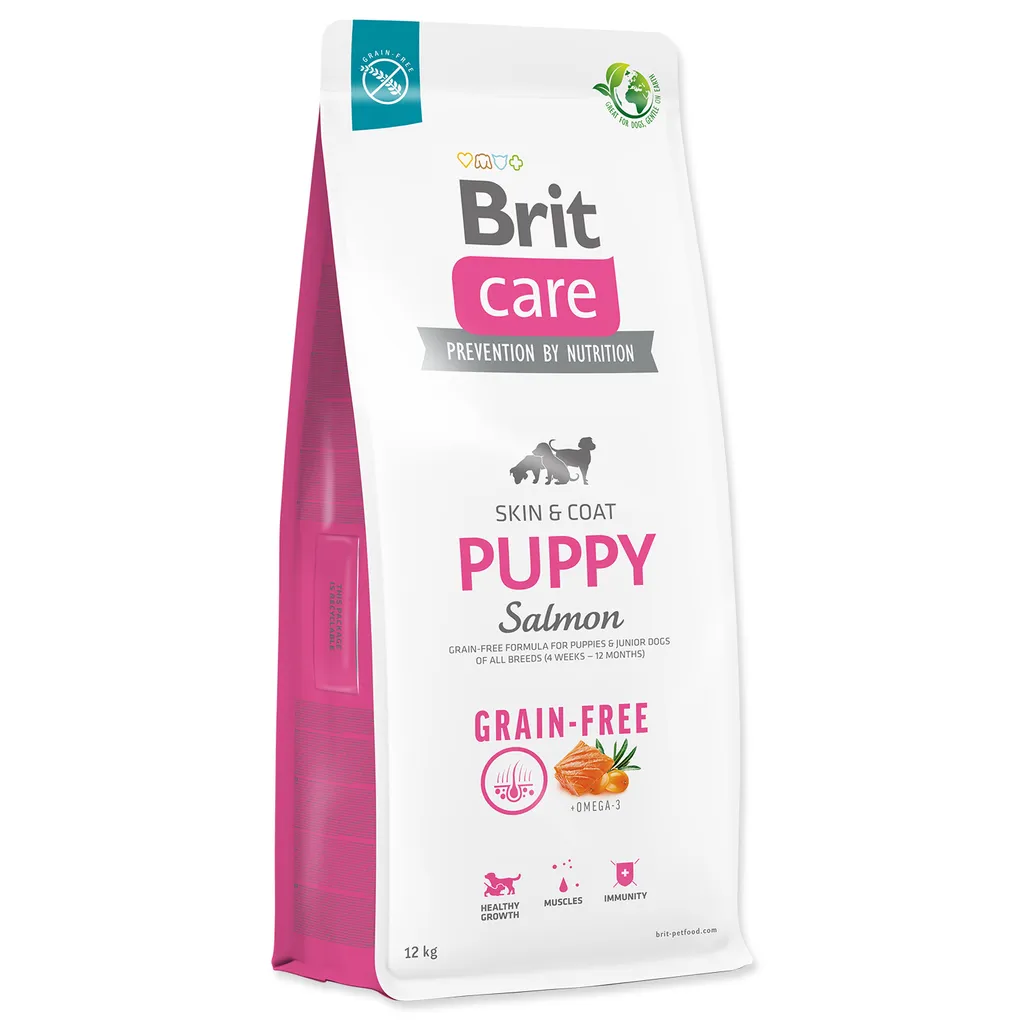 Crocchette Brit Care Puppy Salmone e Patate 12 kg - Pelo Lucido e Salute