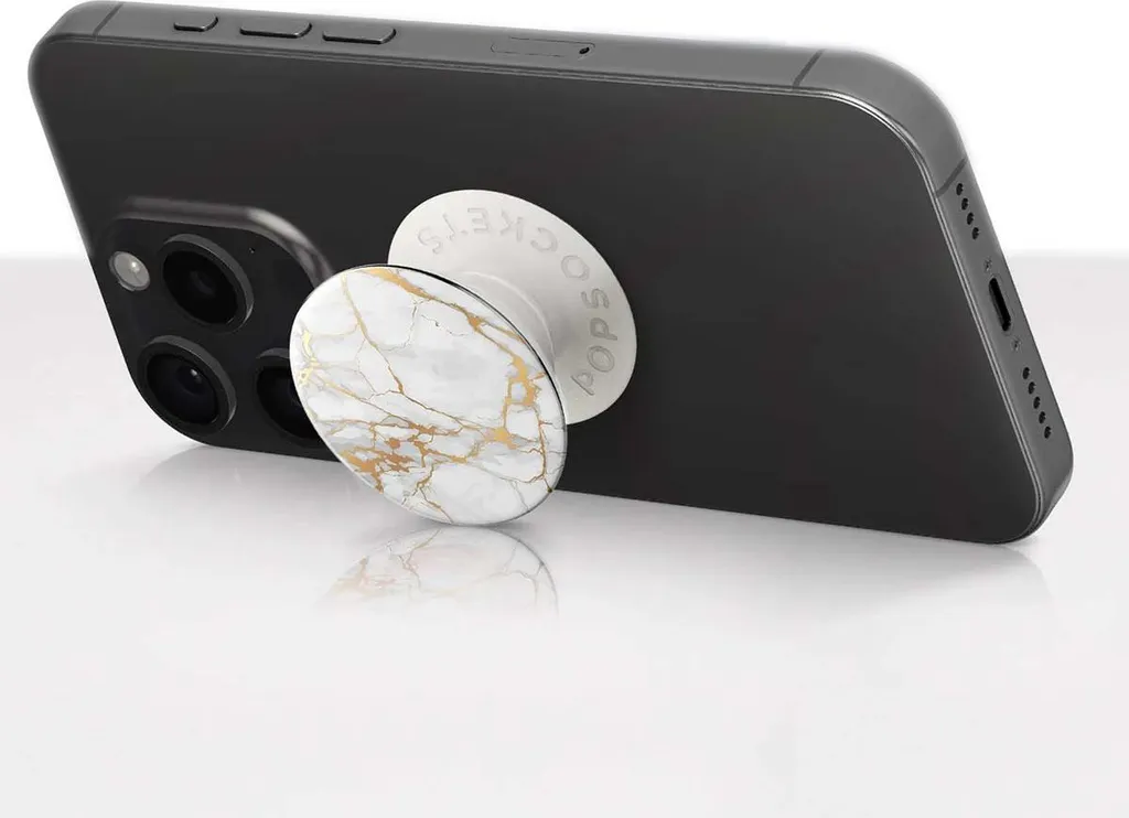 Supporto PopSockets 2 Gold Lutz Marble 801632 - Grip Professionale - 18