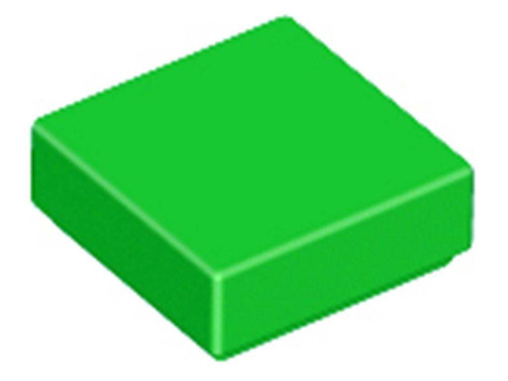 Lego 1x1 Fliesen 3070 - 10 Stück Hellgrün