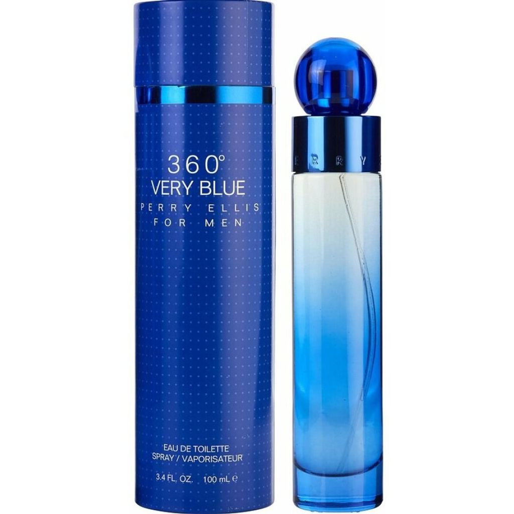 Perry Ellis 360 Very Blue Eau De Toilette Spray 100ml For Produktbild 