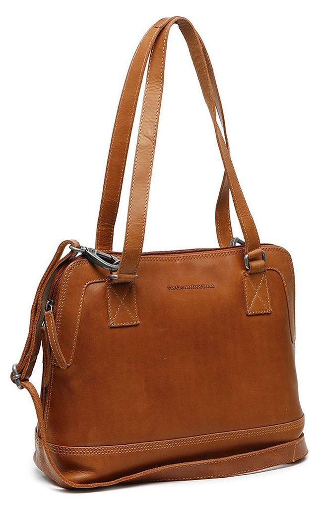 The Chesterfield Brand Leder Schultertasche Umhängetasche Seron Shoulderbag Cognac braun