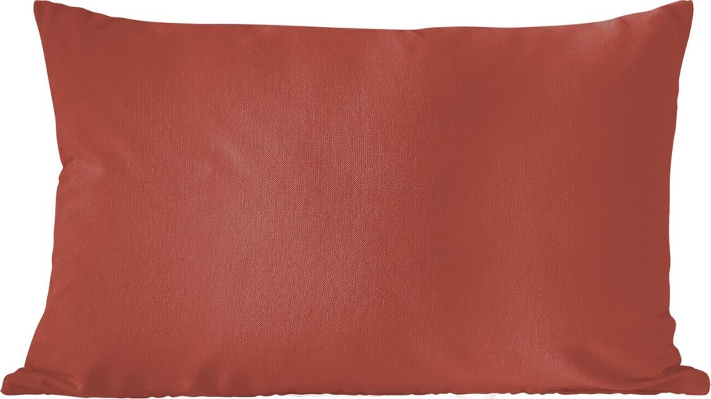 MuchoWow Zierkissen Sofakissen Wohnzimmer Dekokissen 60x40 cm Palette - Rot - Innenbereich - Kopfkissen - Polster mit Foto