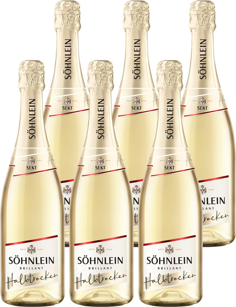 Söhnlein Brillant Sekt Halbtrocken fruchtig und frisch Produktbild 