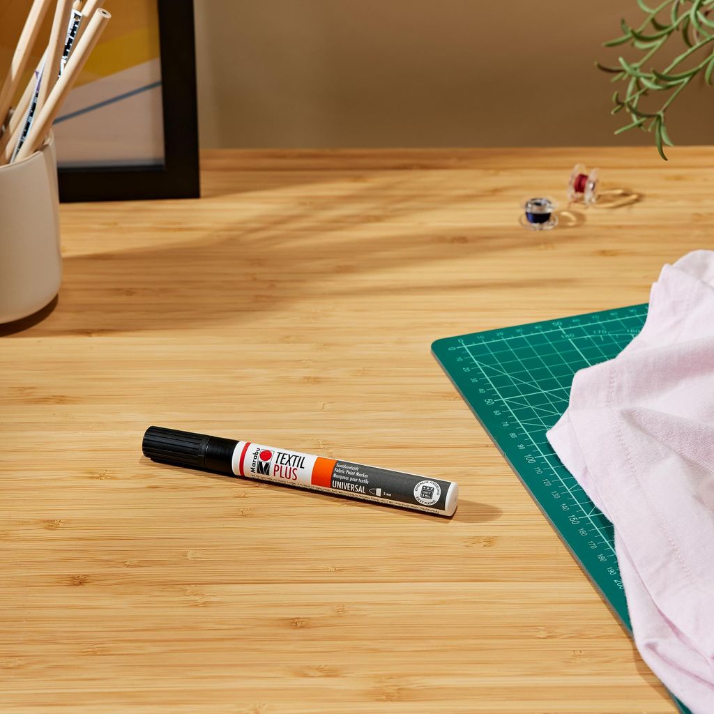 Marqueur pour textiles Marabu "Textil Painter Plus", noir Image du produit 