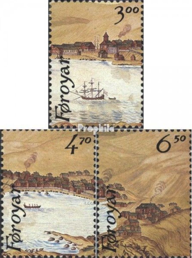 Briefmarken Dänemark - Färöer 1986 Mi 139-141 (kompl.Ausg.) postfrisch HAFNIA87