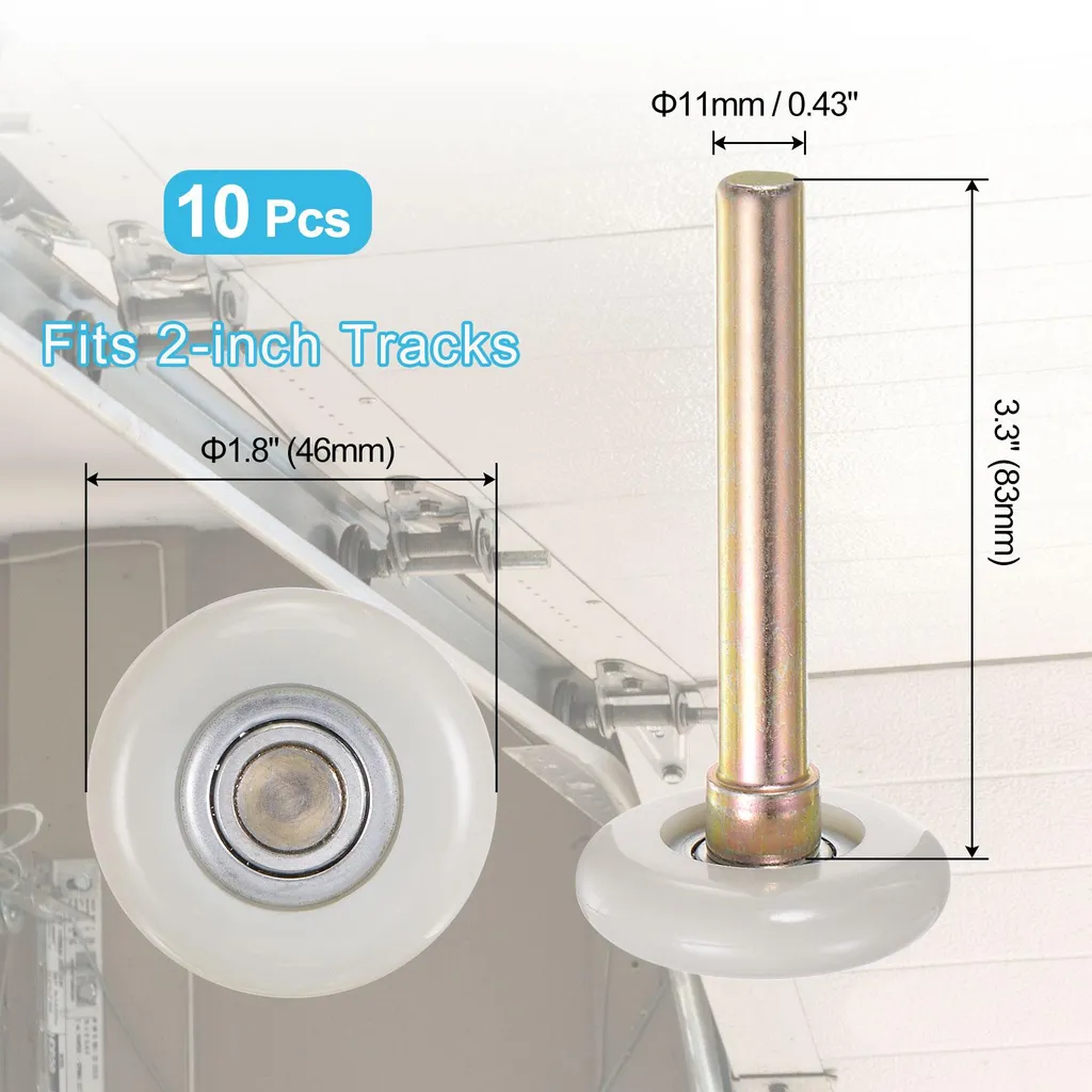Supprimer les Grincements de Porte de Garage avec ces Roulettes Nylon