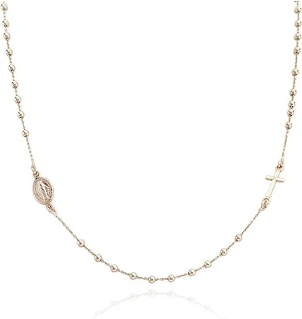Collana Uomo Amen CROR25F Rosario Argento - Emozione da Indossare