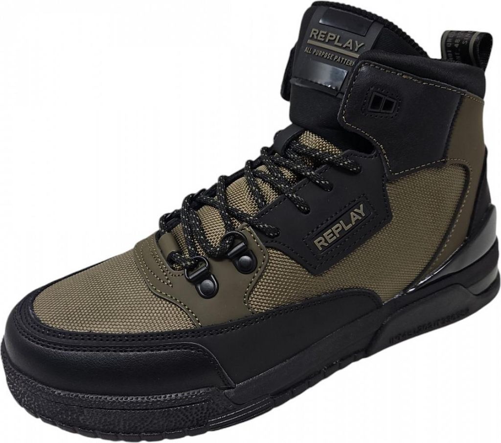 REPLAY Astro Speed Herren Schnürstiefel in Grün, Größe 44