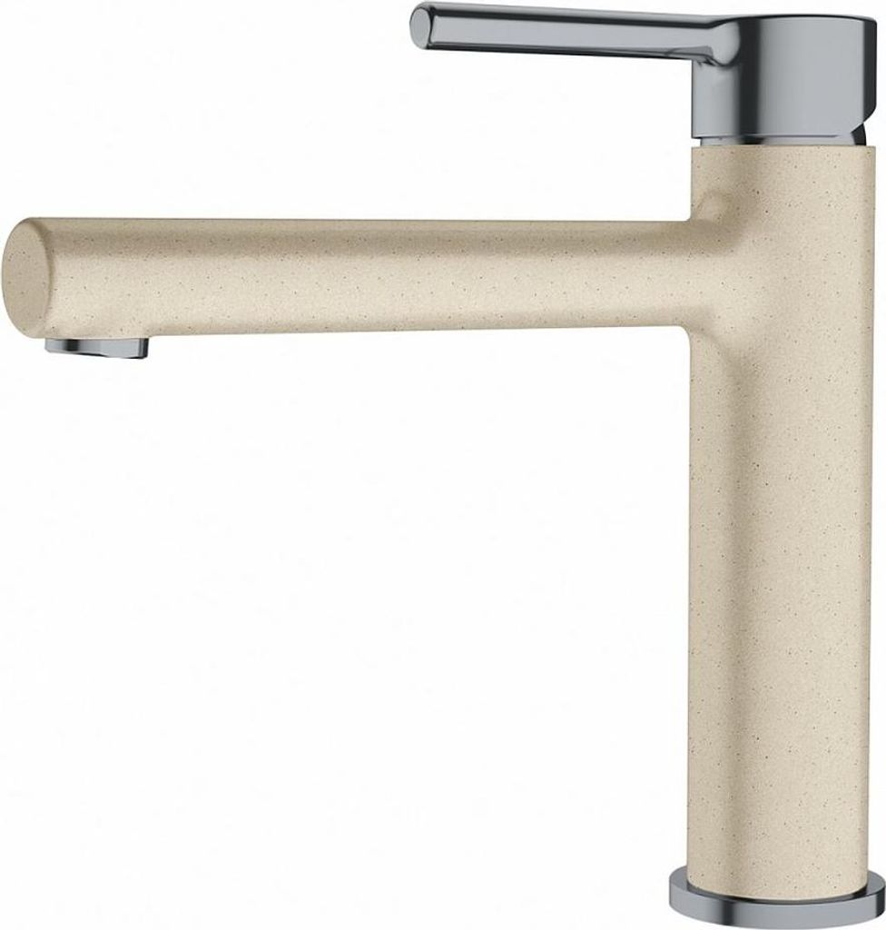 Franke Küchenarmatur 115.0621.612 Hochdruck mit 150° Schwenkbereich und Laminarstrahl in Bi-Colour Edelstahl-Optik/Sahara