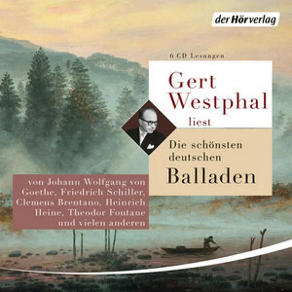 CD audio anthologie des ballades allemandes de Gert Westphal