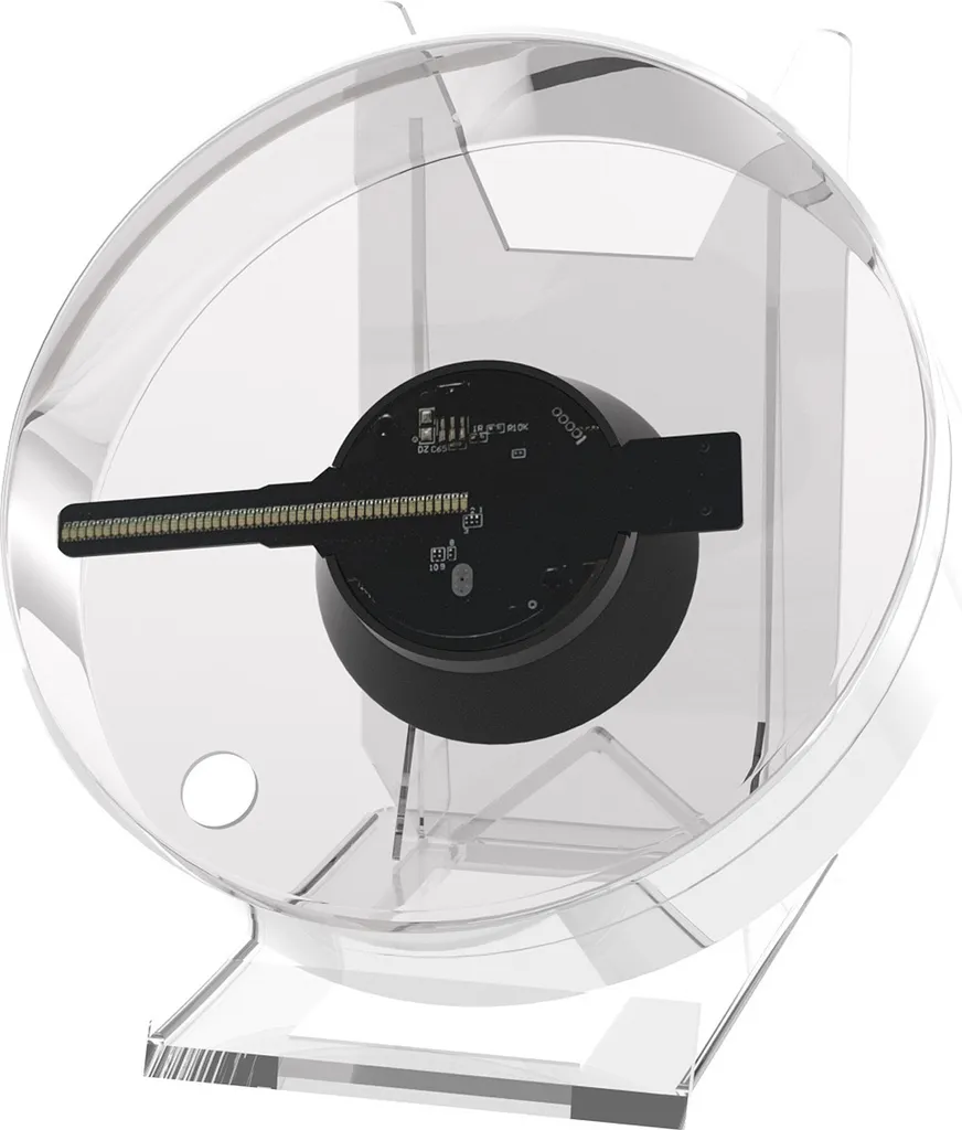 Projecteur LED Hologramme 3D Haute Luminosité avec Télécommande et Base - 2