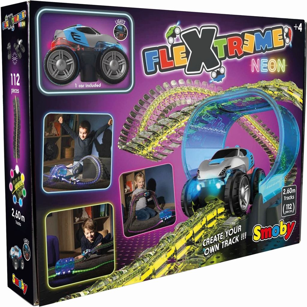 Smoby FleXtreme Neon Rennbahn-Set