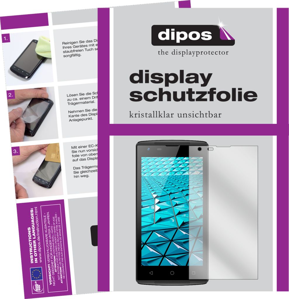 6x Schutzfolie für Haier Alpha A1 klar Displayschutzfolie Produktbild 