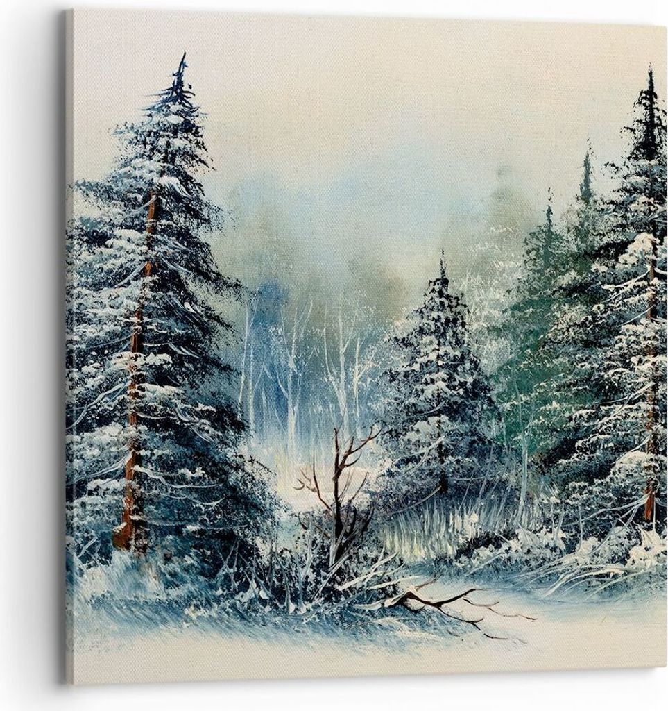 Bild auf Leinwand - Leinwandbild - Einteilig - Schnee Produktbild 