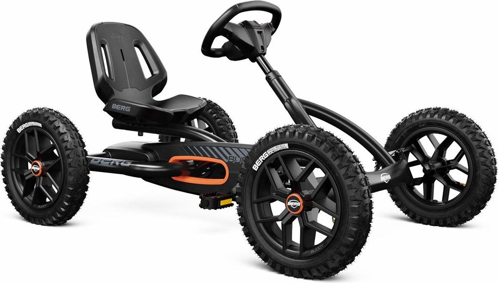 BERG Gokart Buddy Cross pre deti od 3 rokov, čierny Obrázok produktu 