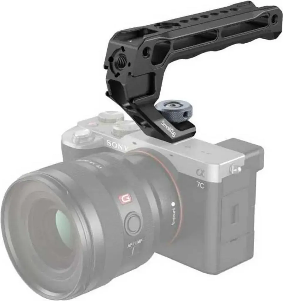Poignée Supérieure Anti-gel SmallRig 3764 en Aluminium avec Sabot Froid