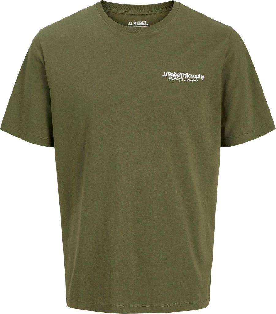Jj Rebel T-shirt 12279441-FOUFLEAF in Green color size medium