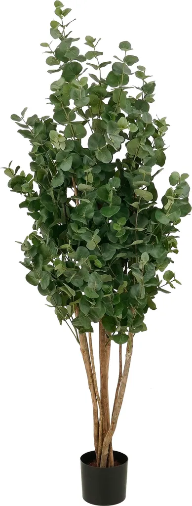 Arbre d'eucalyptus artificiel 175 cm - Grande plante d'intérieur décorative