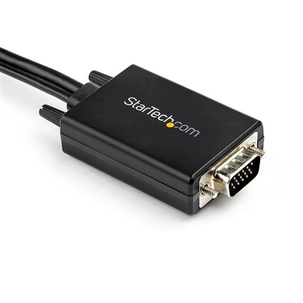 Connecter un PC VGA sur TV HDMI : Câble Adaptateur 2m avec Son et HD - 3