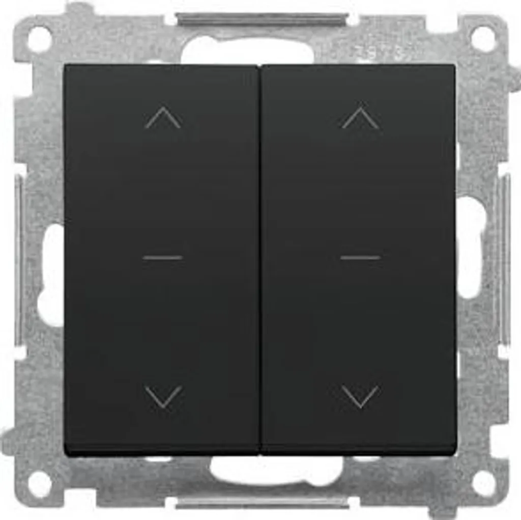 Commande de volets roulants Simon 55 interrupteur 3 positions noir mat - 4