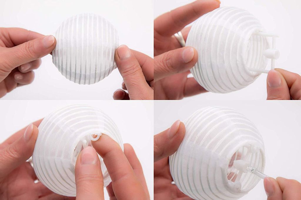 LED Lampion Lichterkette - 5,5 Meter | Mit Netzstecker Produktbild 4