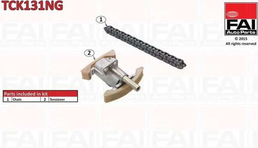 Kit chaîne de distribution pour entretien moteur VW A4 2.0 ALT sans joint