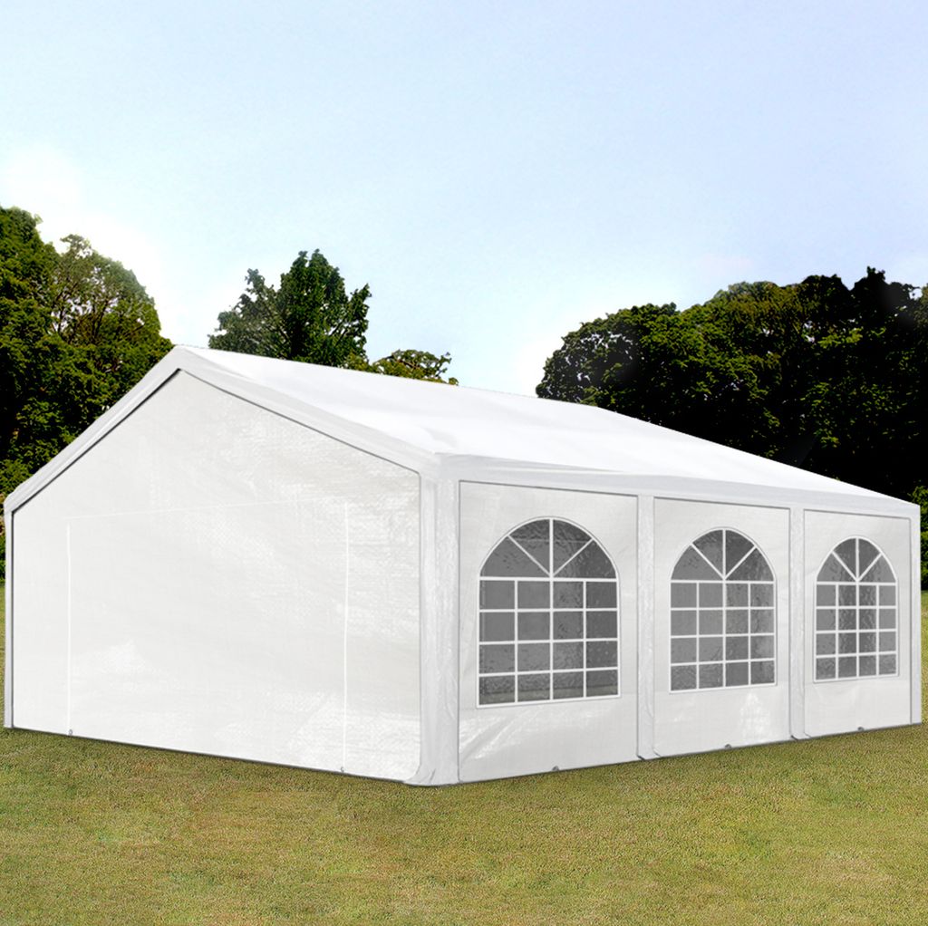 TOOLPORT Hochwertiges Partyzelt 5x6 m Pavillon Zelt PE Produktbild 