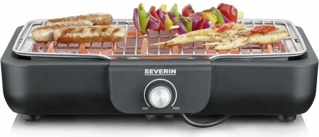 Barbecue inox Severin PG 8554 portable avec surface de cuisson 29x37 - 4