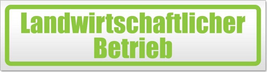 Landwirtschaftlicher Betrieb Magnetschild Schild magnetisch